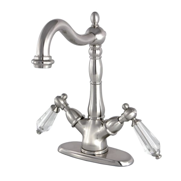 KS1498WLL Vessel Sink Faucet, Brushed Nickel